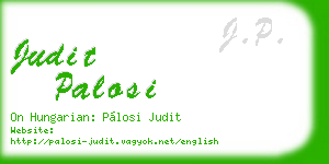 judit palosi business card